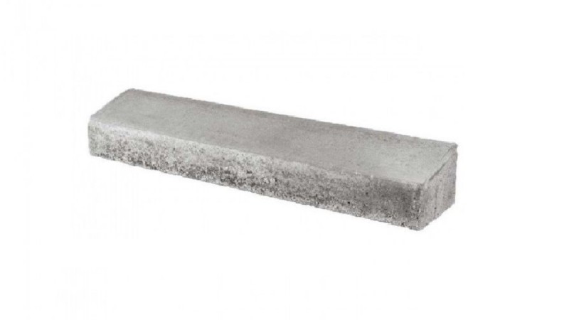 Leier Quartz döntött szegélykő szürke 100x20x15 cm